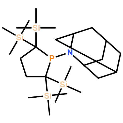 2-Azatricyclo[3.3.1.13,7]decane, 2-[2,2,5,5-tetrakis(trimethylsilyl)-1-phospholanyl]- 