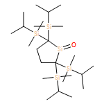 Silacyclopentane, 2,2,5,5-tetrakis[dimethyl(1-methylethyl)silyl]-1-oxo- 