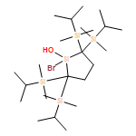 Silacyclopentan-1-ol, 1-bromo-2,2,5,5-tetrakis[dimethyl(1-methylethyl)silyl]- 