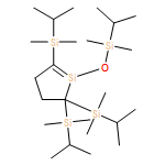 Silacyclopent-1-ene, 2,5,5-tris[dimethyl(1-methylethyl)silyl]-1-[[dimethyl(1-methylethyl)silyl]oxy]- 