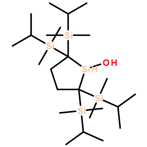 Silacyclopentan-1-ol, 2,2,5,5-tetrakis[dimethyl(1-methylethyl)silyl]- 