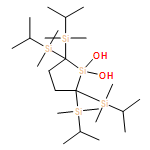 Silacyclopentane-1,1-diol, 2,2,5,5-tetrakis[dimethyl(1-methylethyl)silyl]- 