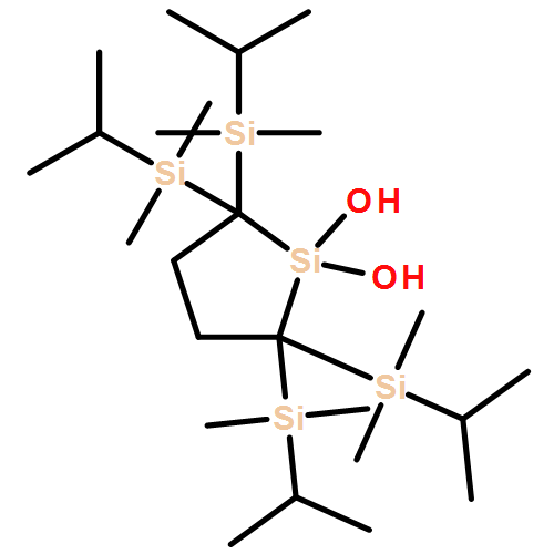 Silacyclopentane-1,1-diol, 2,2,5,5-tetrakis[dimethyl(1-methylethyl)silyl]- 