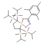 1,4-Dioxa-2-aza-5-silaspiro[4.4]non-2-ene, 6,6,9,9-tetrakis[dimethyl(1-methylethyl)silyl]-3-(2,4,6-trimethylphenyl)- 