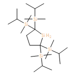 Silacyclopentane, 2,2,5,5-tetrakis[dimethyl(1-methylethyl)silyl]- 