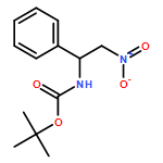 Carbamic acid, N-(2-nitro-1-phenylethyl)-, 1,1-dimethylethyl ester 