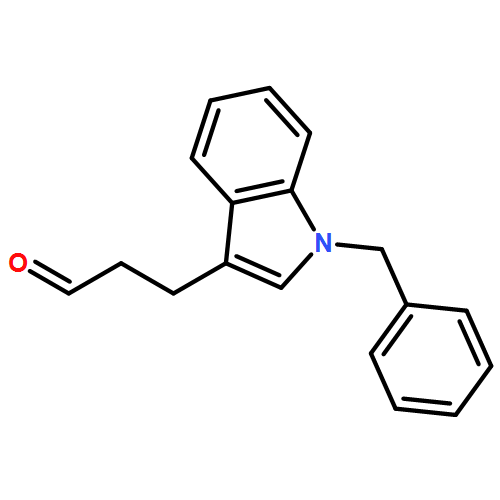 1H-Indole-3-propanal, 1-(phenylmethyl)- 