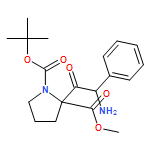 L-Proline, (2R)-N-[(1,1-dimethylethoxy)carbonyl]-2-phenylglycyl-, methyl ester 