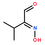 Butanal, 2-(hydroxyimino)-3-methyl-, (2E)- 