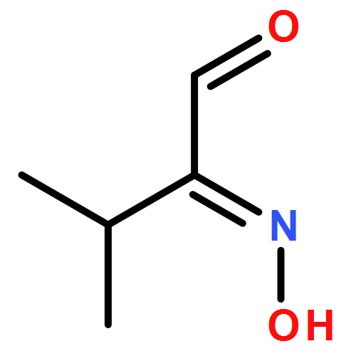 Butanal, 2-(hydroxyimino)-3-methyl-, (2E)- 