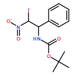 Carbamic acid, N-(2-iodo-2-nitro-1-phenylethyl)-, 1,1-dimethylethyl ester 