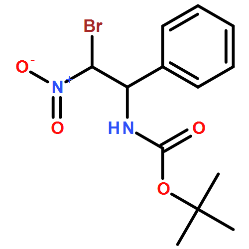 Carbamic acid, N-[(1R,2R)-2-bromo-2-nitro-1-phenylethyl]-, 1,1-dimethylethyl ester, rel- 