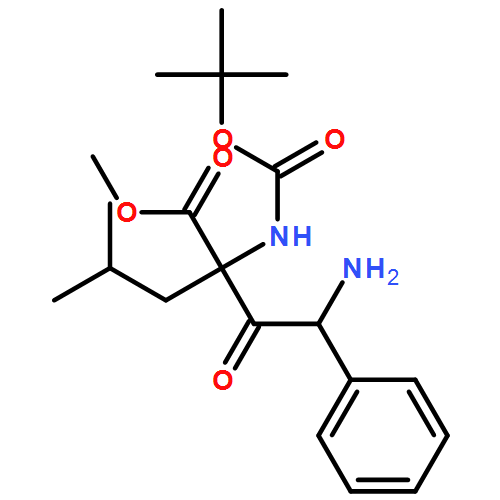 L-Leucine, (2R)-N-[(1,1-dimethylethoxy)carbonyl]-2-phenylglycyl-, methyl ester 