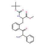 L-Phenylalanine, N-[(1,1-dimethylethoxy)carbonyl]-2-phenylglycyl-, methyl ester 