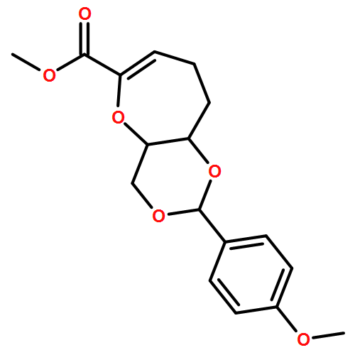 4H-1,3-Dioxino[5,4-b]oxepin-6-carboxylic acid, 4a,8,9,9a-tetrahydro-2-(4-methoxyphenyl)-, methyl ester, (2R,4aR,9aS)- 