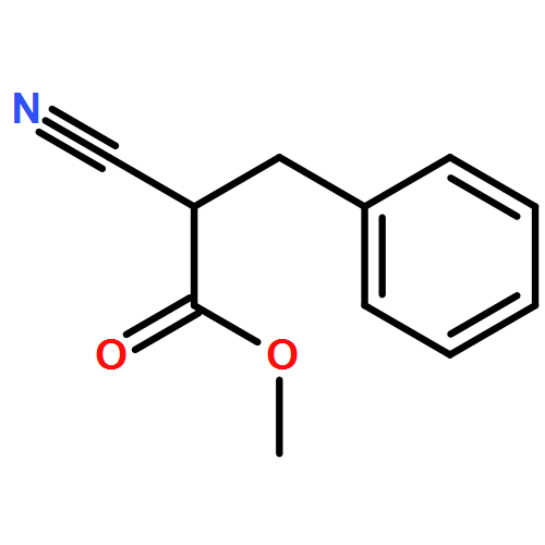 Benzenepropanoic acid, α-cyano-, methyl ester 