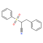 Benzenepropanenitrile, α-(phenylsulfonyl)- 