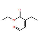 2-Butenoic acid, 2-ethyl-4-oxo-, ethyl ester, (E)- (9CI) 