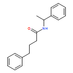 Benzenebutanamide, N-(1-phenylethyl)- 