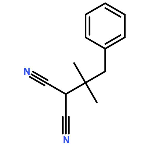 Propanedinitrile, 2-(1,1-dimethyl-2-phenylethyl)- 