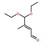 2-Butenal, 4,4-diethoxy-3-methyl-, (E)- (9CI) 