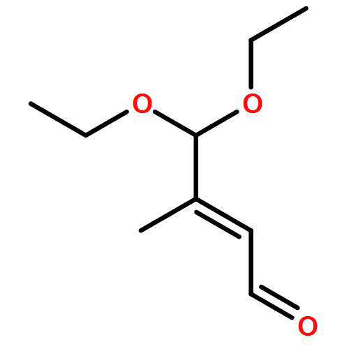 2-Butenal, 4,4-diethoxy-3-methyl-, (E)- (9CI) 