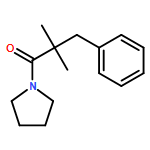 1-Propanone, 2-methyl-2-(phenylmethyl)-1-(1-pyrrolidinyl)- 