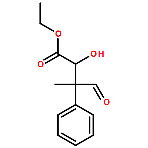 Benzenepropanoic acid, β-formyl-α-hydroxy-β-methyl-, ethyl ester, (αR,βR)- 