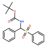 Carbamic acid, N-[(S)-phenyl(phenylsulfonyl)methyl]-, 1,1-dimethylethyl ester 