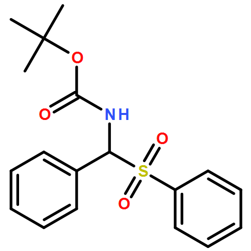 Carbamic acid, N-[(S)-phenyl(phenylsulfonyl)methyl]-, 1,1-dimethylethyl ester 