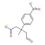 Benzenepropanal, β-methyl-4-nitro-β-(nitromethyl)-, (βS)- 