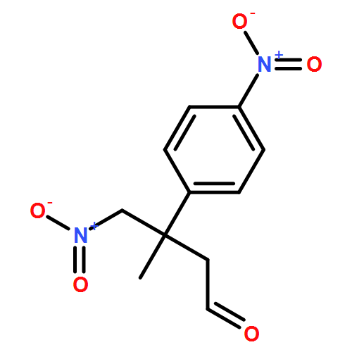 Benzenepropanal, β-methyl-4-nitro-β-(nitromethyl)-, (βS)- 