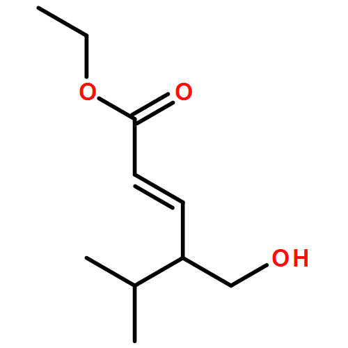 2-Hexenoic acid, 4-(hydroxymethyl)-5-methyl-, ethyl ester, (2E,4R)- 