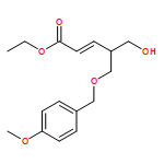 2-Pentenoic acid, 5-hydroxy-4-[[(4-methoxyphenyl)methoxy]methyl]-, ethyl ester, (2E,4R)- 