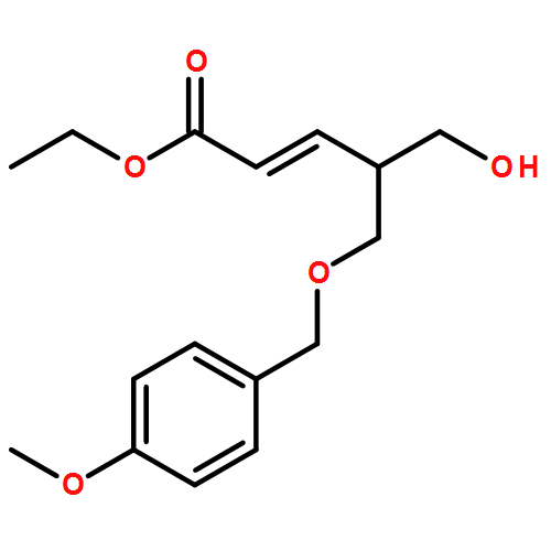 2-Pentenoic acid, 5-hydroxy-4-[[(4-methoxyphenyl)methoxy]methyl]-, ethyl ester, (2E,4R)- 