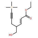 2-Hepten-6-ynoic acid, 4-(hydroxymethyl)-7-(trimethylsilyl)-, ethyl ester, (2E,4R)- 