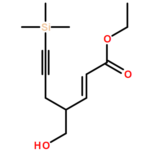 2-Hepten-6-ynoic acid, 4-(hydroxymethyl)-7-(trimethylsilyl)-, ethyl ester, (2E,4R)- 