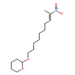 2H-Pyran, tetrahydro-2-[[(8E)-9-nitro-8-decen-1-yl]oxy]- 