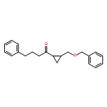 1-Butanone, 4-phenyl-1-[(1R,2S)-2-[(phenylmethoxy)methyl]cyclopropyl]-, rel- 