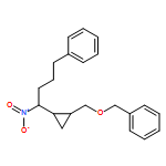 Benzene, [[[(1R,2S)-2-(1-nitro-4-phenylbutyl)cyclopropyl]methoxy]methyl]-, rel- 