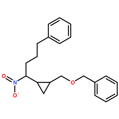 Benzene, [[[(1R,2S)-2-(1-nitro-4-phenylbutyl)cyclopropyl]methoxy]methyl]-, rel- 