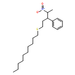 Benzene, [1-[2-(decylthio)ethyl]-2-nitropropyl]- 