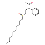 2-Pentanone, 5-(decylsulfinyl)-3-phenyl- 