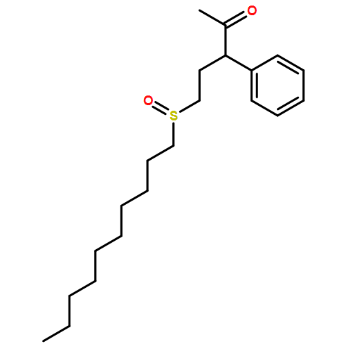 2-Pentanone, 5-(decylsulfinyl)-3-phenyl- 