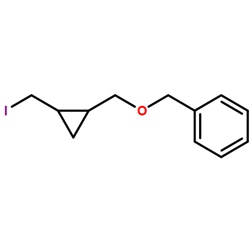 Benzene, [[[(1R,2S)-2-(iodomethyl)cyclopropyl]methoxy]methyl]-, rel- 