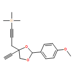 1,3-Dioxolane, 4-ethynyl-2-(4-methoxyphenyl)-4-[3-(trimethylsilyl)-2-propyn-1-yl]-, (2S,4R)- 