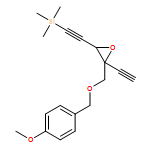 D-threo-Pent-1-ynitol, 3,4-anhydro-1,2-dideoxy-4-C-ethynyl-5-O-[(4-methoxyphenyl)methyl]-1-(trimethylsilyl)- 