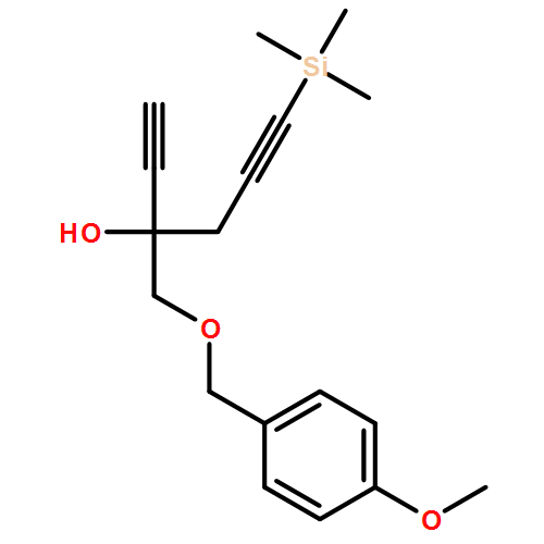 1,5-Hexadiyn-3-ol, 3-[[(4-methoxyphenyl)methoxy]methyl]-6-(trimethylsilyl)-, (3R)- 