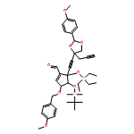 1-Cyclopentene-1-carboxaldehyde, 4-[[(1,1-dimethylethyl)dimethylsilyl]oxy]-3-[(4-methoxyphenyl)methoxy]-5-[2-[(4R)-2-(4-methoxyphenyl)-4-(2-propyn-1-yl)-1,3-dioxolan-4-yl]ethynyl]-5-[(triethylsilyl)oxy]-, (3R,4S,5S)- 