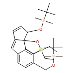 Cyclopent[a]indene, 4-chloro-3-[[(1,1-dimethylethyl)dimethylsilyl]oxy]-5-[[[(1,1-dimethylethyl)dimethylsilyl]oxy]methyl]-3,3a-dihydro-3a-[(triethylsilyl)oxy]-, (3S,3aR)- 